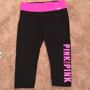 Pink yoga pants
